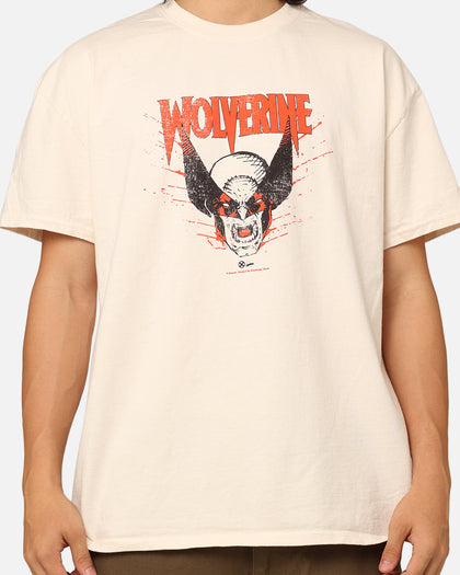 Marvel X-Men Wolverine Heavyweight T-Shirt Off White