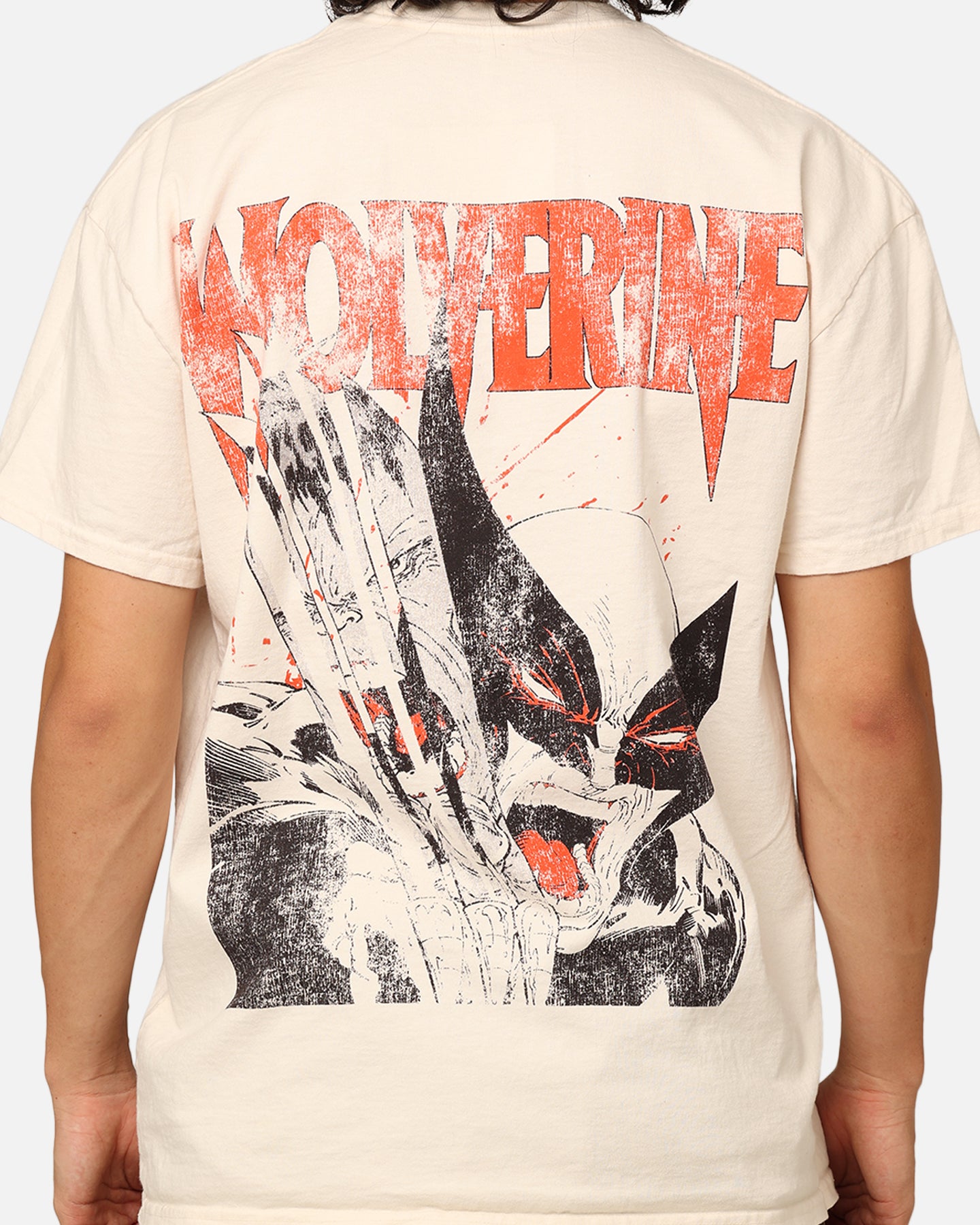 Marvel X-Men Wolverine Heavyweight T-Shirt Off White | Culture