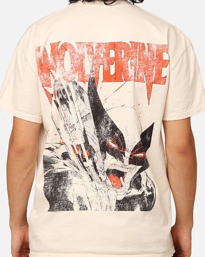 Marvel X-Men Wolverine Heavyweight T-Shirt Off White