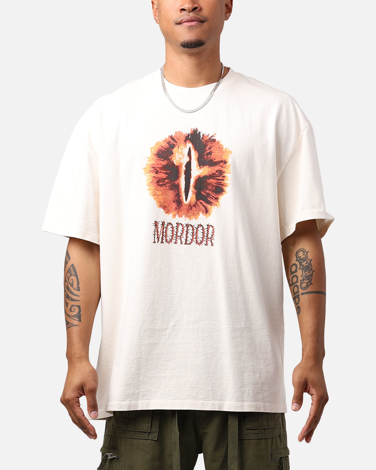 American Thrift X Lord Of The Rings Mordor Heavyweight T-Shirt Off