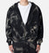 MNML Sun Burned Zip Up Hoodie Washed Black