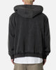 MNML Dual Zipper Hoodie Washed Black