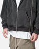 MNML Dual Zipper Hoodie Washed Black