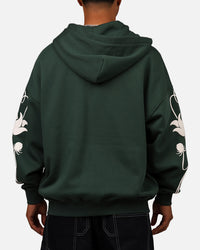 Carre Nouveau Fill Zip Hoodie Green