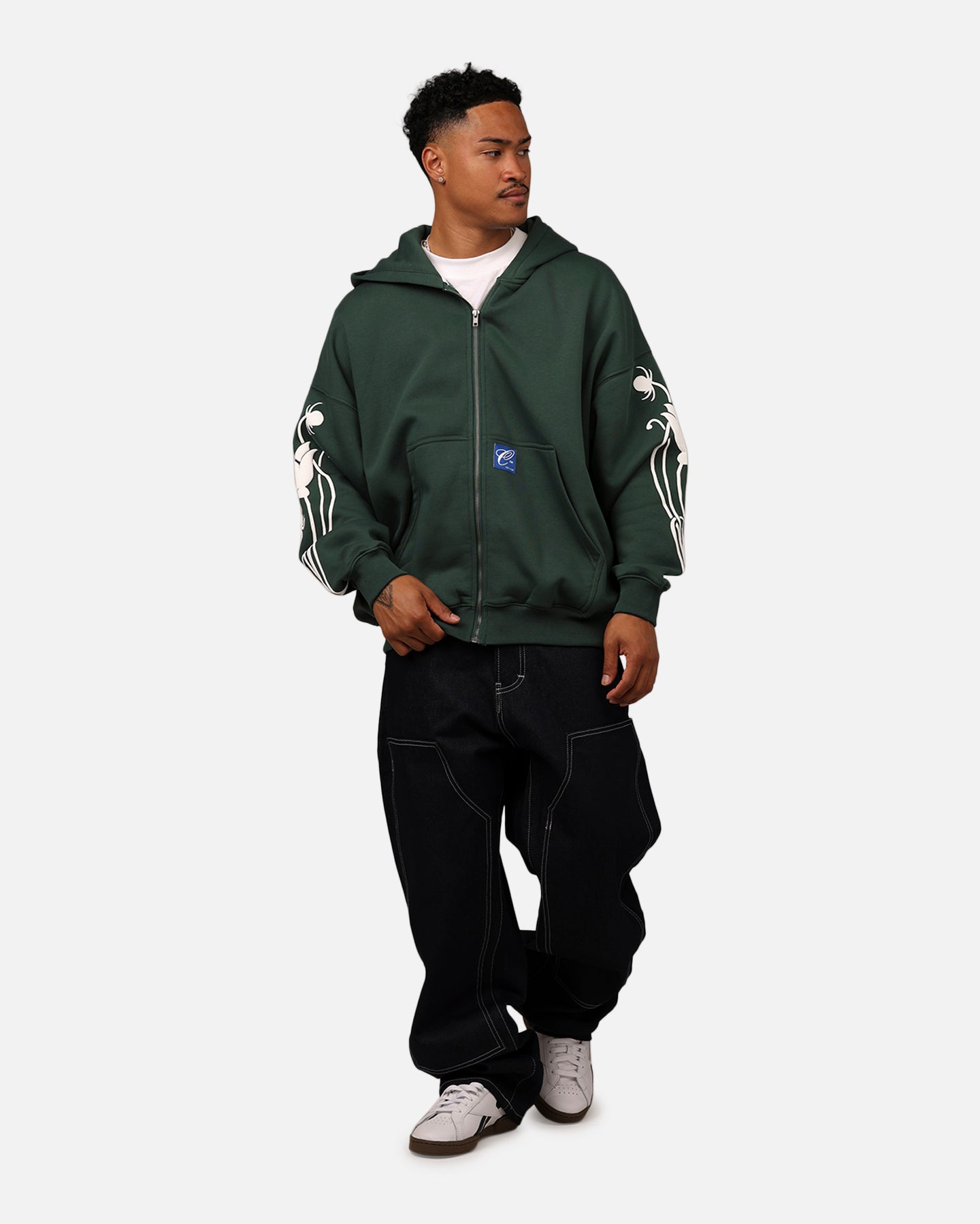 Carre Nouveau Fill Zip Hoodie Green | Culture Kings US