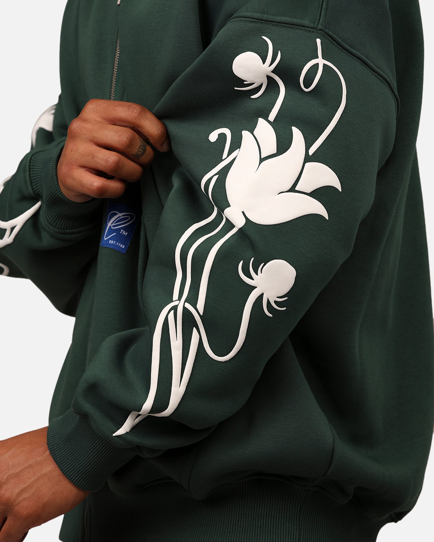 Carre Nouveau Fill Zip Hoodie Green | Culture Kings US