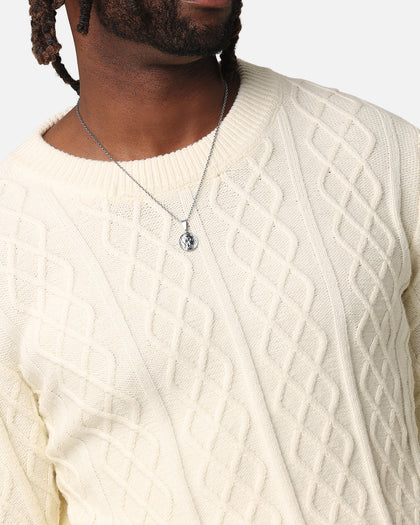 XXIII Lucas Cable Knit Sweater Cream