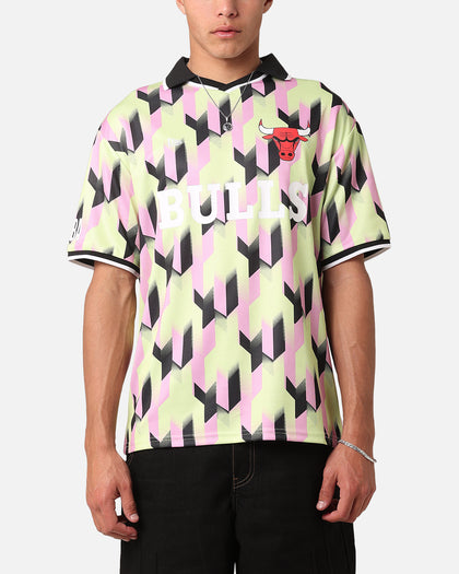 New Era Chicago Bulls NBA Soccer T-Shirt Green Pastel