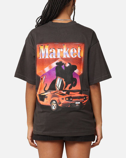 Market Bullrider T-Shirt Washed Black