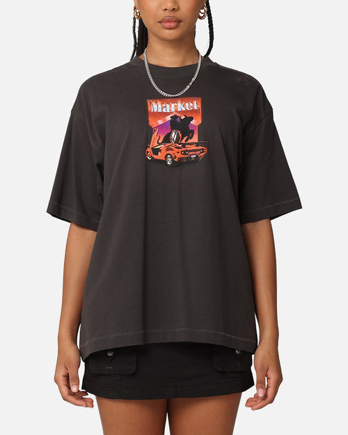 Market Bullrider T-Shirt Washed Black