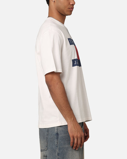 Tommy Jeans TJM Oversized Big Flag T-Shirt Ancient White