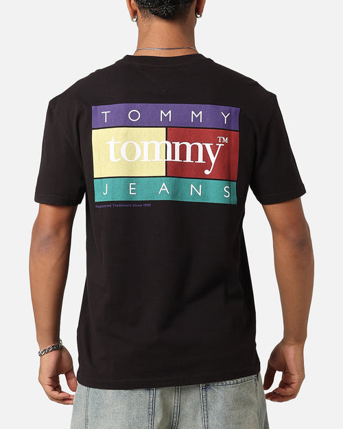 Tommy Jeans Pop Color Flag T-Shirt Black