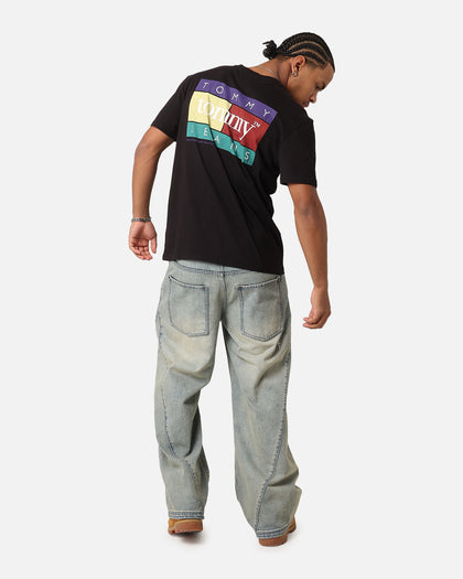 Tommy Jeans Pop Color Flag T-Shirt Black