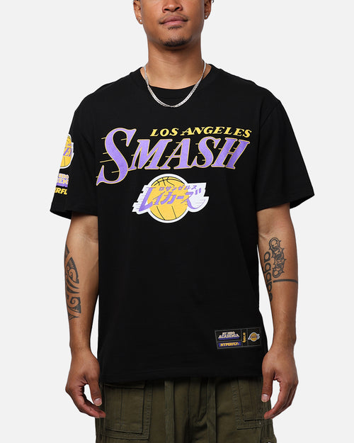 Hyperfly X My Hero Academia V NBA Los Angeles Lakers T-Shirt Black