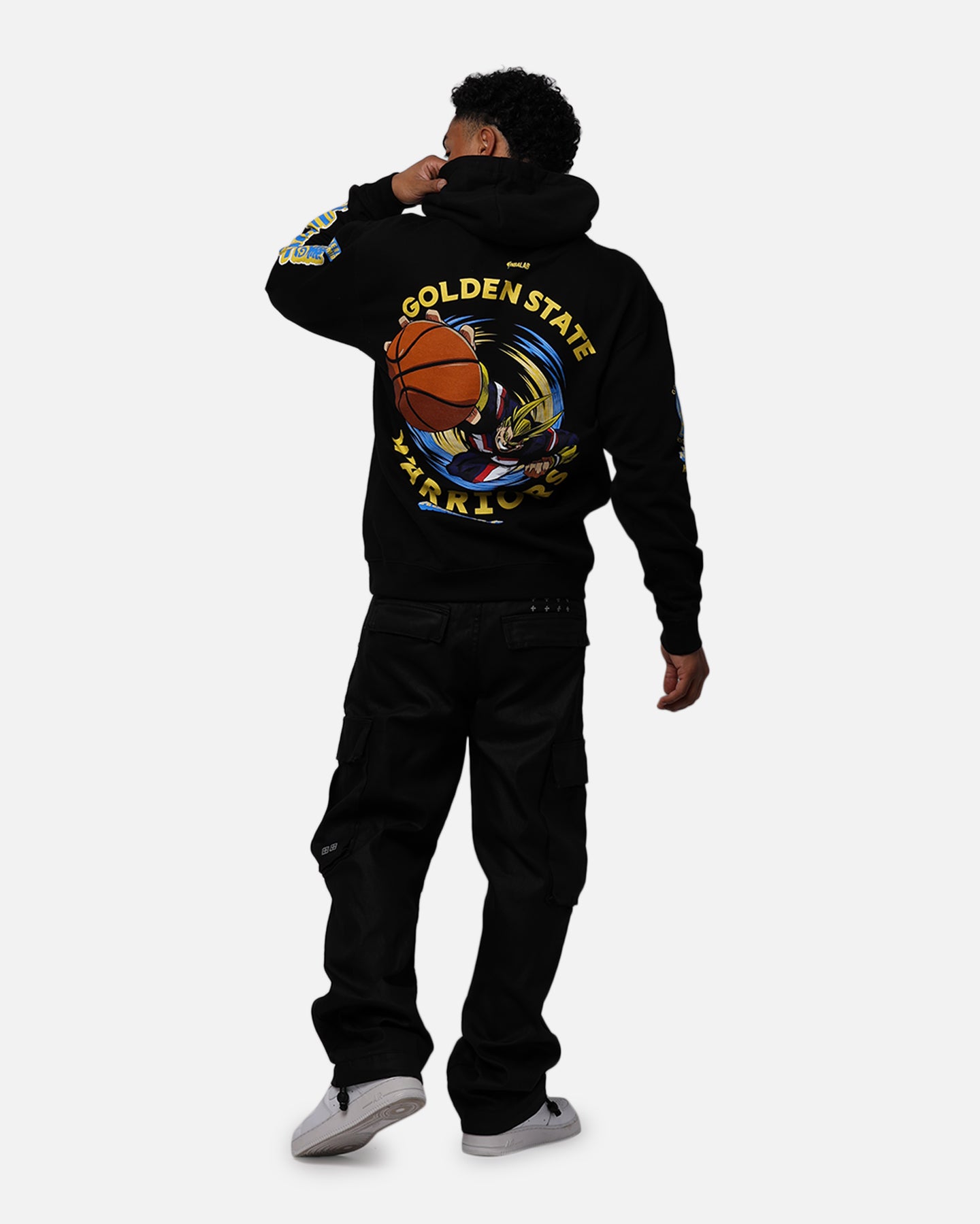 Hyperfly X My Hero Academia X NBA Golden State Warriors Hoodie