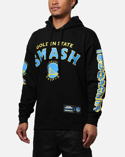 Hyperfly X My Hero Academia X NBA Golden State Warriors Hoodie Black