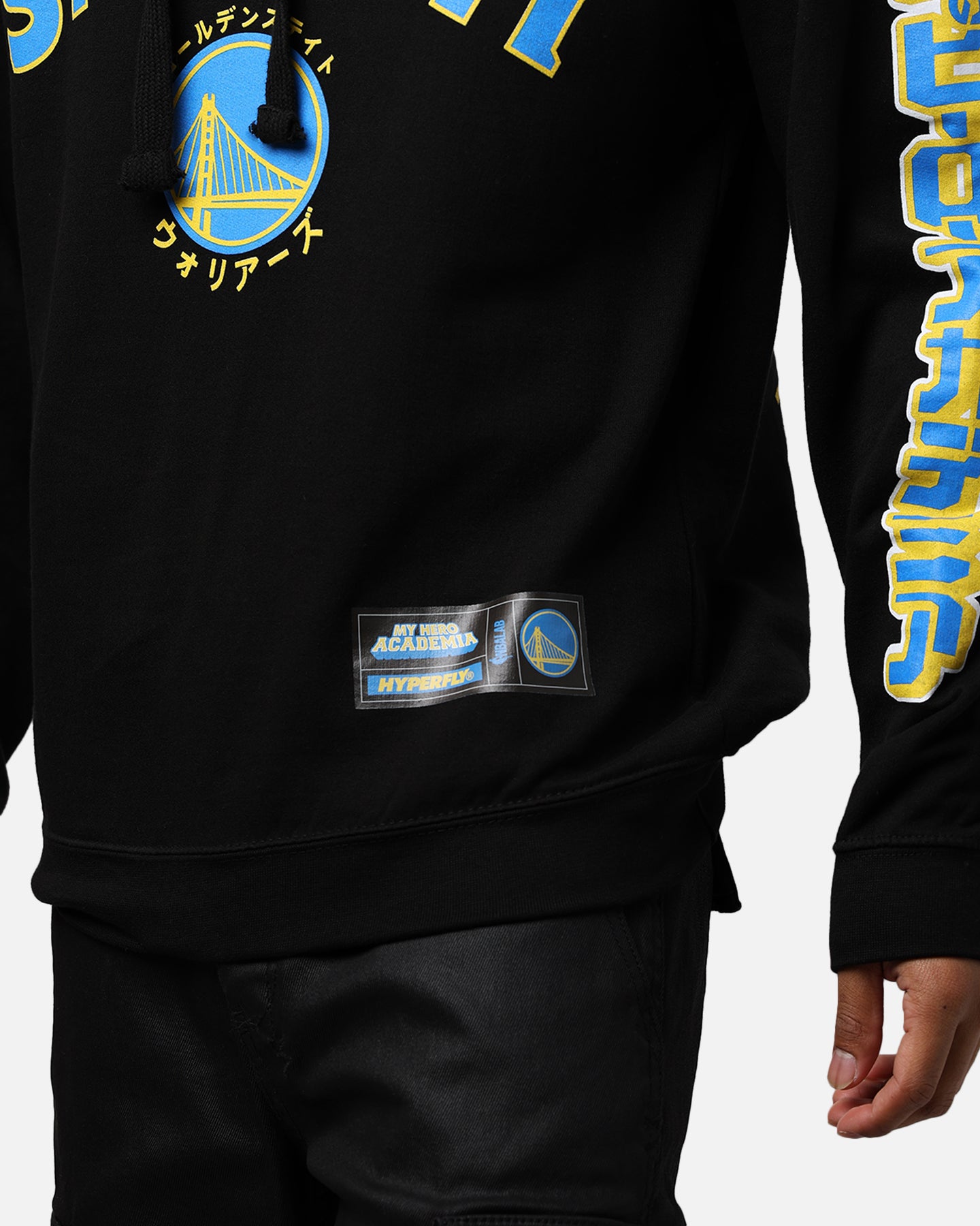 Hyperfly X My Hero Academia X NBA Golden State Warriors Hoodie