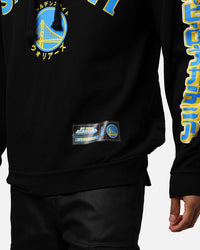 Hyperfly X My Hero Academia X NBA Golden State Warriors Hoodie Black