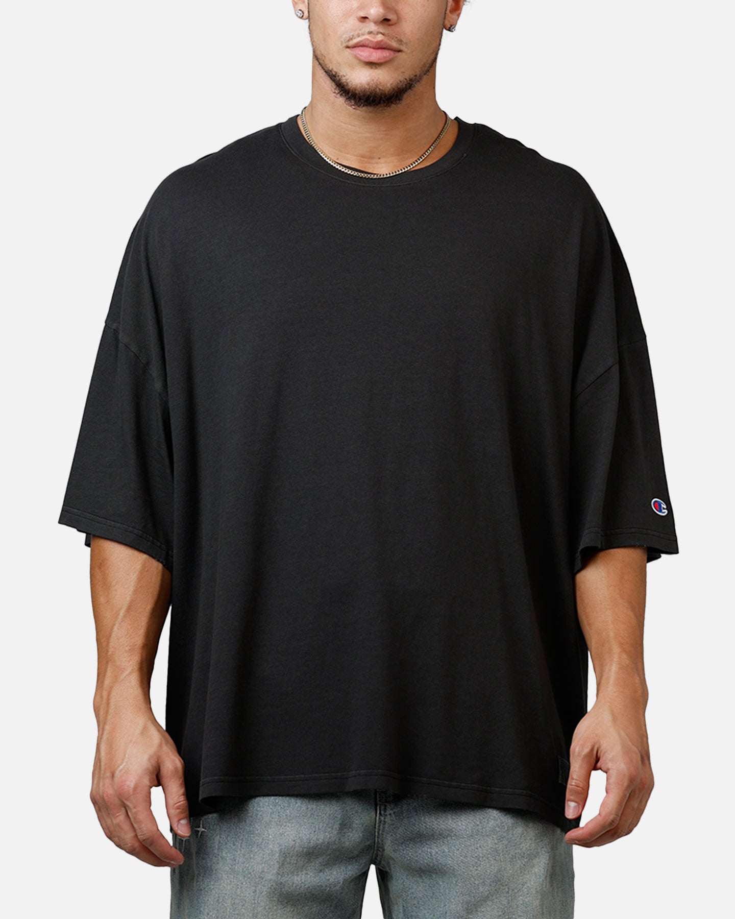 Champion Riggins Drop Shoulder T-Shirt Washed Black | Culture Kings US
