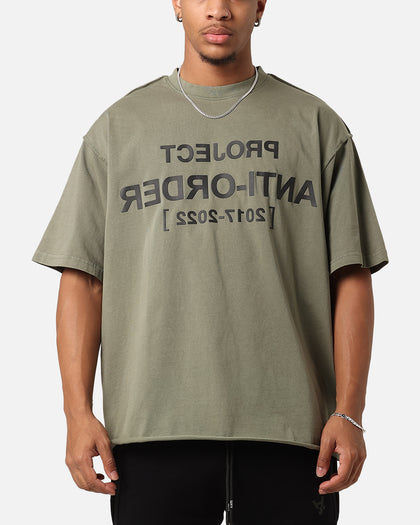 The Anti Order Project Anti Non Seam T-Shirt Vintage Army