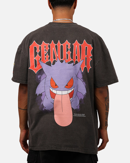 Pokémon By Loiter Gengar Heavyweight T-Shirt Black Wash