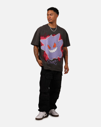 Pokémon By Loiter Gengar Heavyweight T-Shirt Black Wash