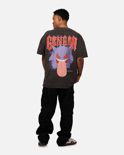 Pokémon By Loiter Gengar Heavyweight T-Shirt Black Wash