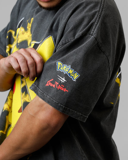 T-Shirt Pokémon Pikachu et Friends Homme Taille L Noir - Autres vêtements goodies - Achat & prix