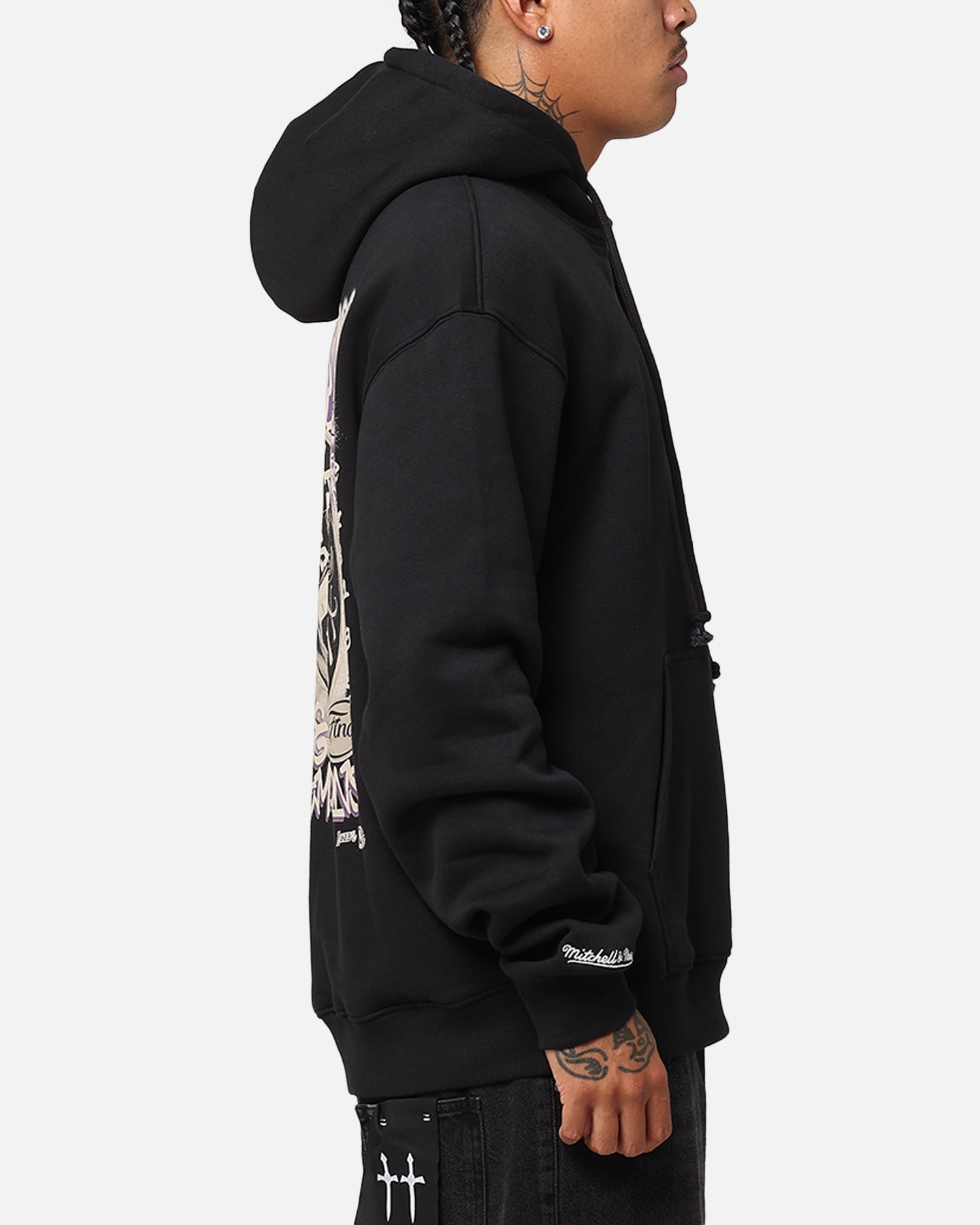 Mitchell & Ness Los Angeles Lakers Champs Graffiti Hoodie Faded