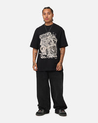 Mitchell & Ness Oakland Raiders Champs Graffiti T-Shirt Faded Black