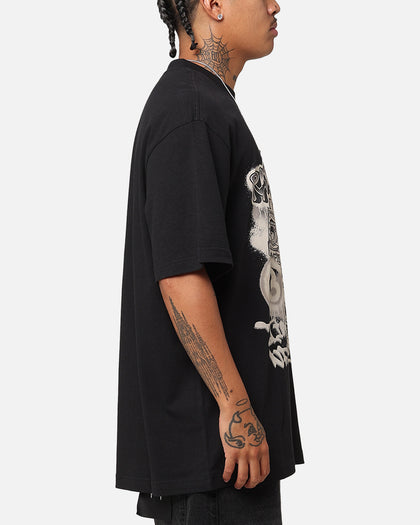 Mitchell & Ness Oakland Raiders Champs Graffiti T-Shirt Faded Black
