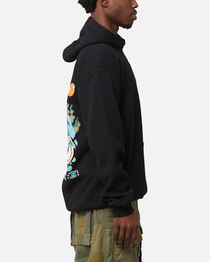 Mitchell & Ness Miami Dolphins 'Alter Ego' Flames Hoodie Faded Black