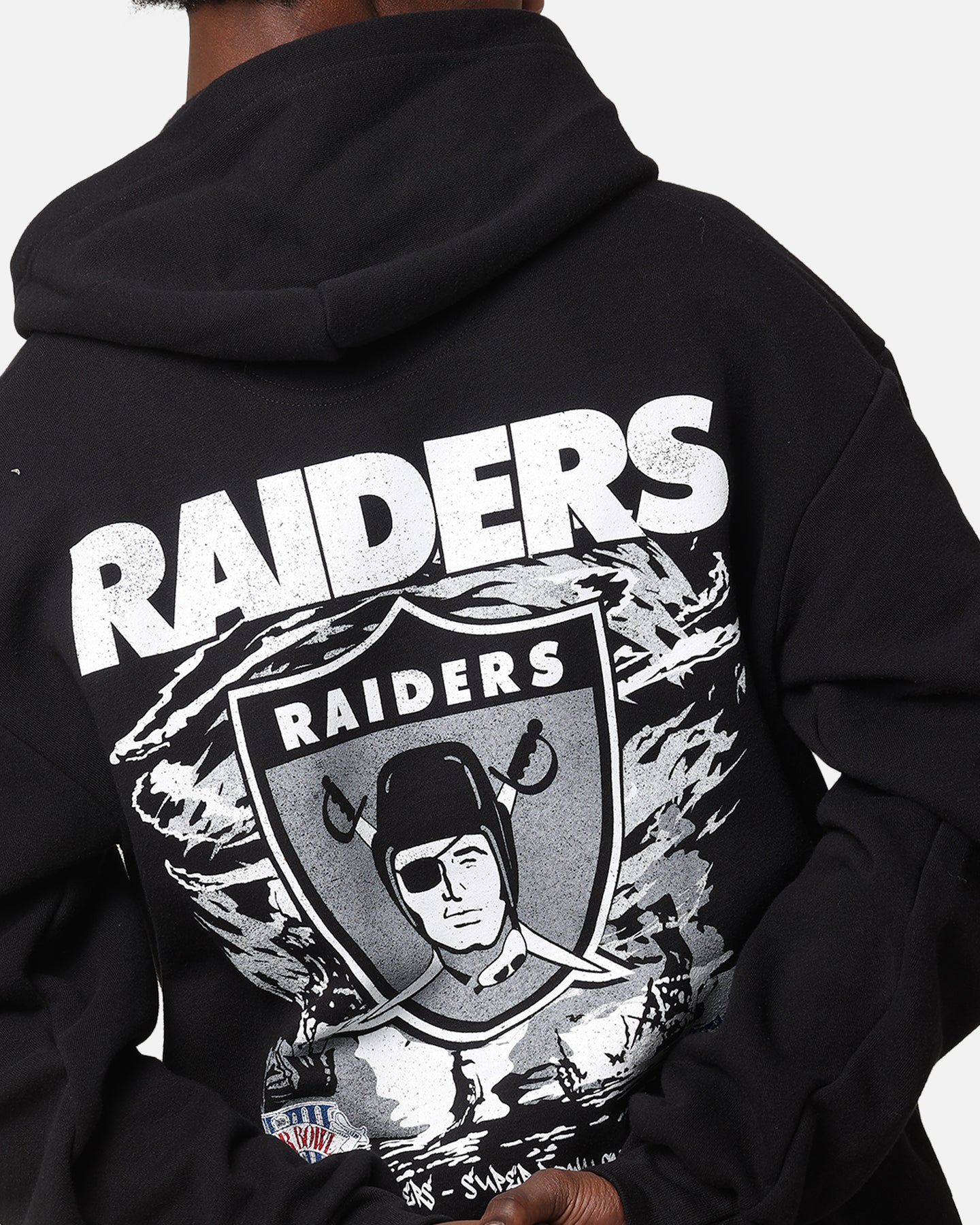 Mitchell & Ness Las Vegas Raiders 'Alter Ego' Flames Hoodie Faded