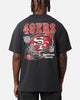 Mitchell & Ness San Francisco 49ers 'Alter Ego' Flames T-Shirt Faded Black