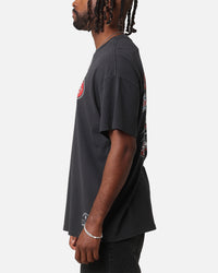 Mitchell & Ness San Francisco 49ers 'Alter Ego' Flames T-Shirt Faded Black