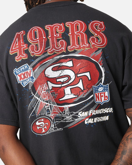 Mitchell & Ness San Francisco 49ers 'Alter Ego' Flames T-Shirt Faded Black