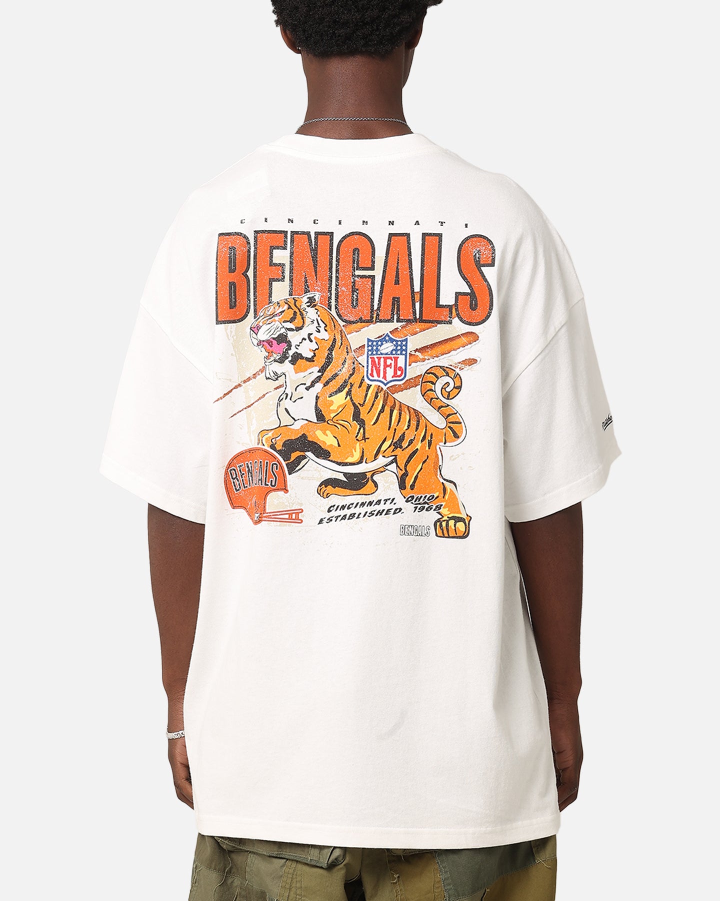 Mitchell & Ness Cincinnati Bengals 'Alter Ego' Flames T-Shirt