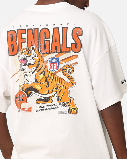 Mitchell & Ness Cincinnati Bengals 'Alter Ego' Flames T-Shirt Vintage White