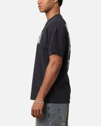 Mitchell & Ness Las Vegas Raiders Flames T-Shirt Faded Black
