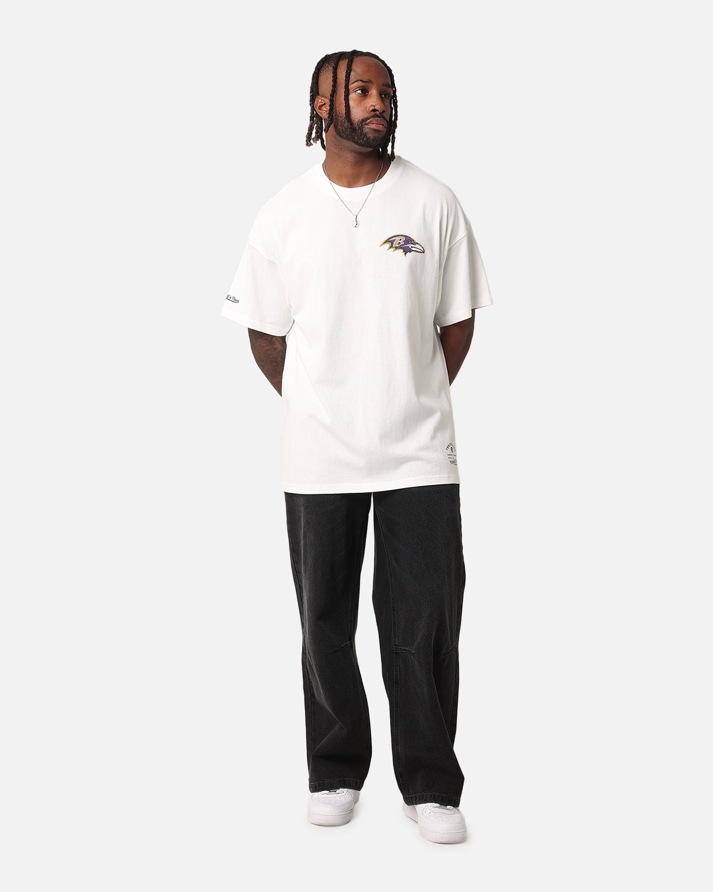 Mitchell & Ness Baltimore Ravens 'Alter Ego' Flames T-Shirt