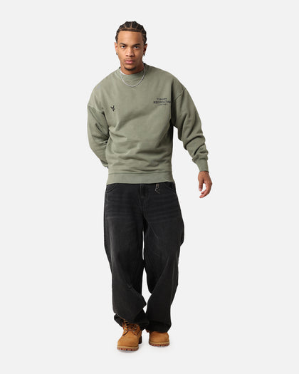 The Anti Order Project Anti Boxy Crewneck Vintage Army