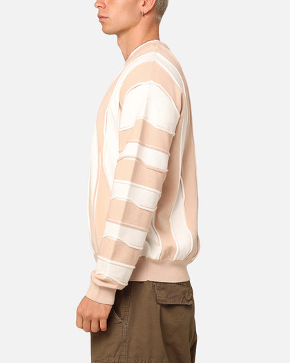 XXIII Wavy Slouch Sweater Cream/White