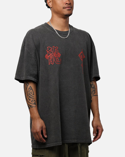 Culture Kings Year Of The Dragon T-Shirt Black Wash