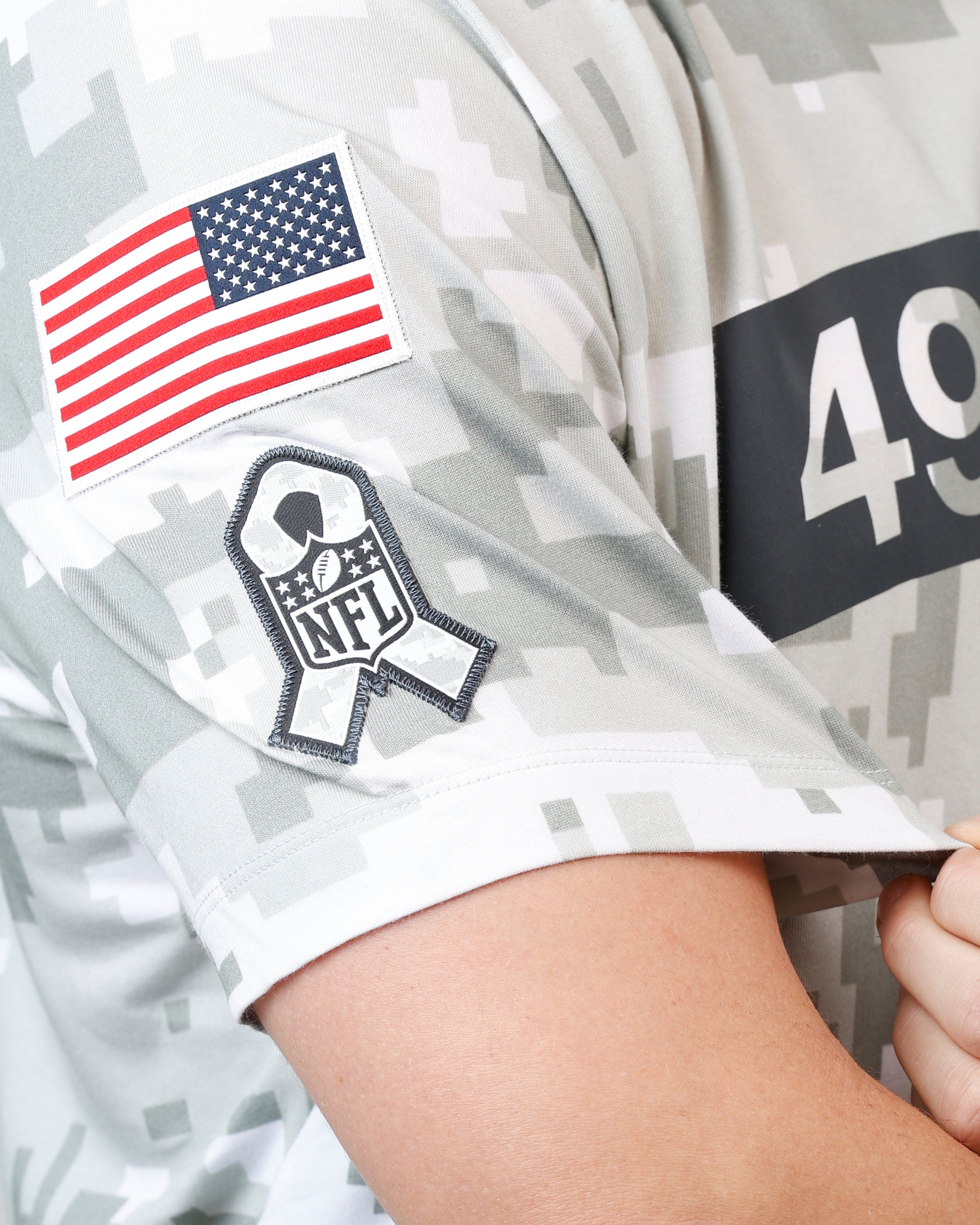 Nike San Francisco 49ers Salute to Service T-Shirt Camouflage