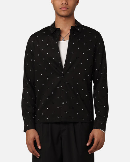 Ksubi Polka Plus Button Up Shirt Black