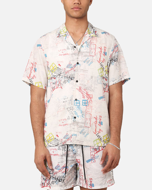 Ksubi Skrawler Resort Button Up Shirt White