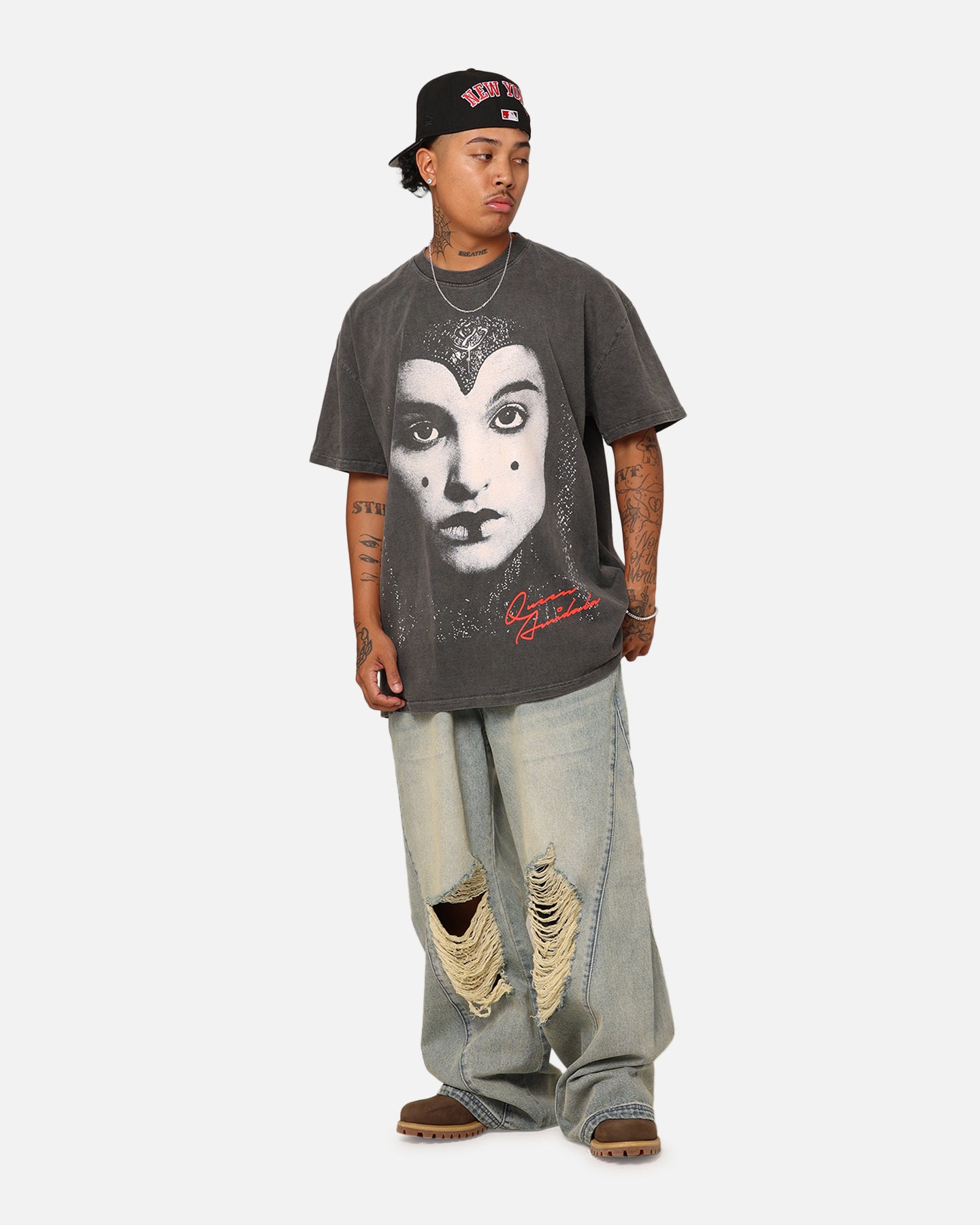 Star Wars Queen Amidala Heavyweight T-Shirt Black Wash | Culture