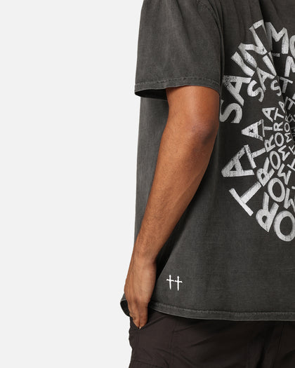 Saint Morta Vortex T-Shirt Black Wash
