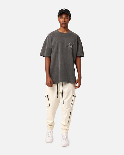 The Anti Order Stacked Logo T-Shirt Black Wash