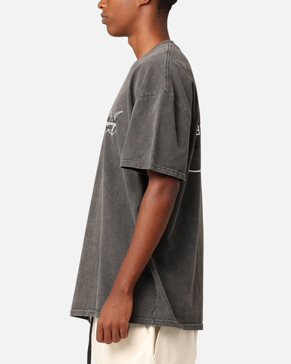 The Anti Order Stacked Logo T-Shirt Black Wash